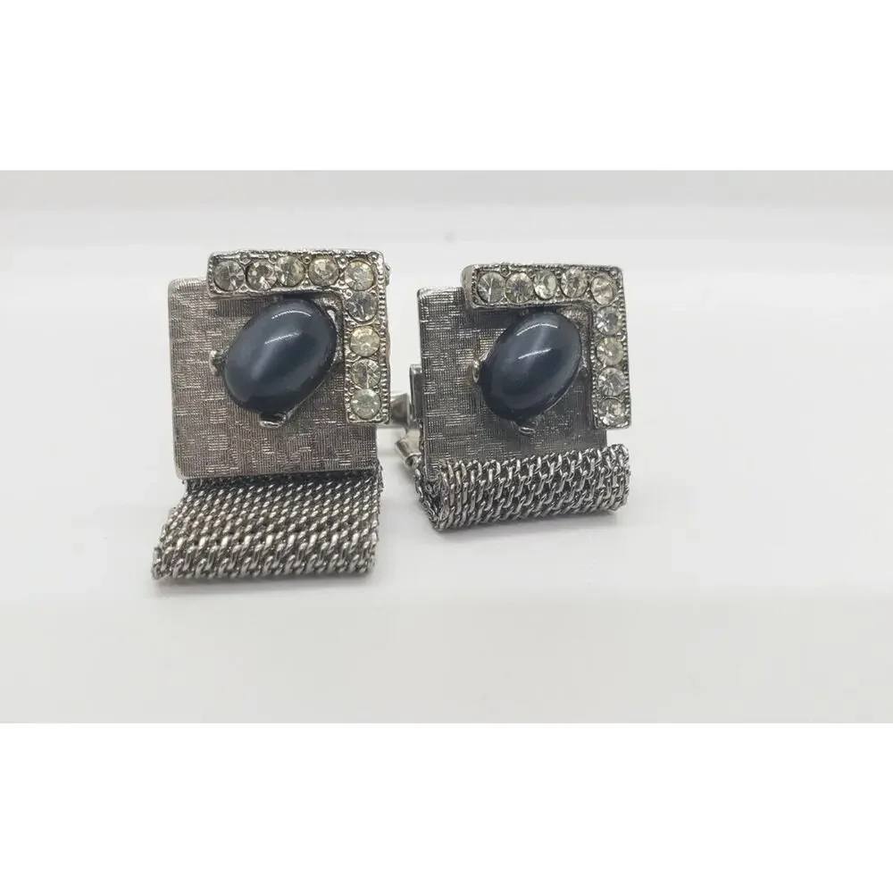 Vintage cufflinks silver